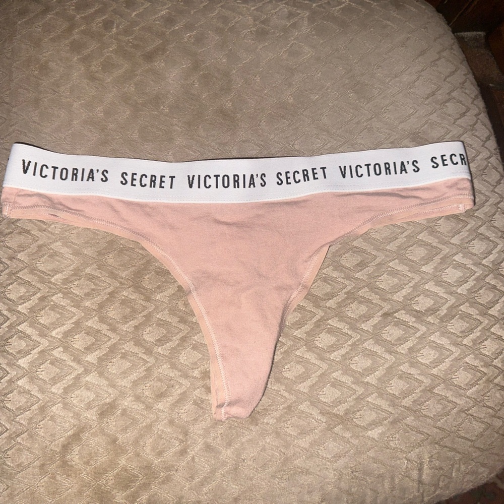 Victoria’s Secret light pink thong
